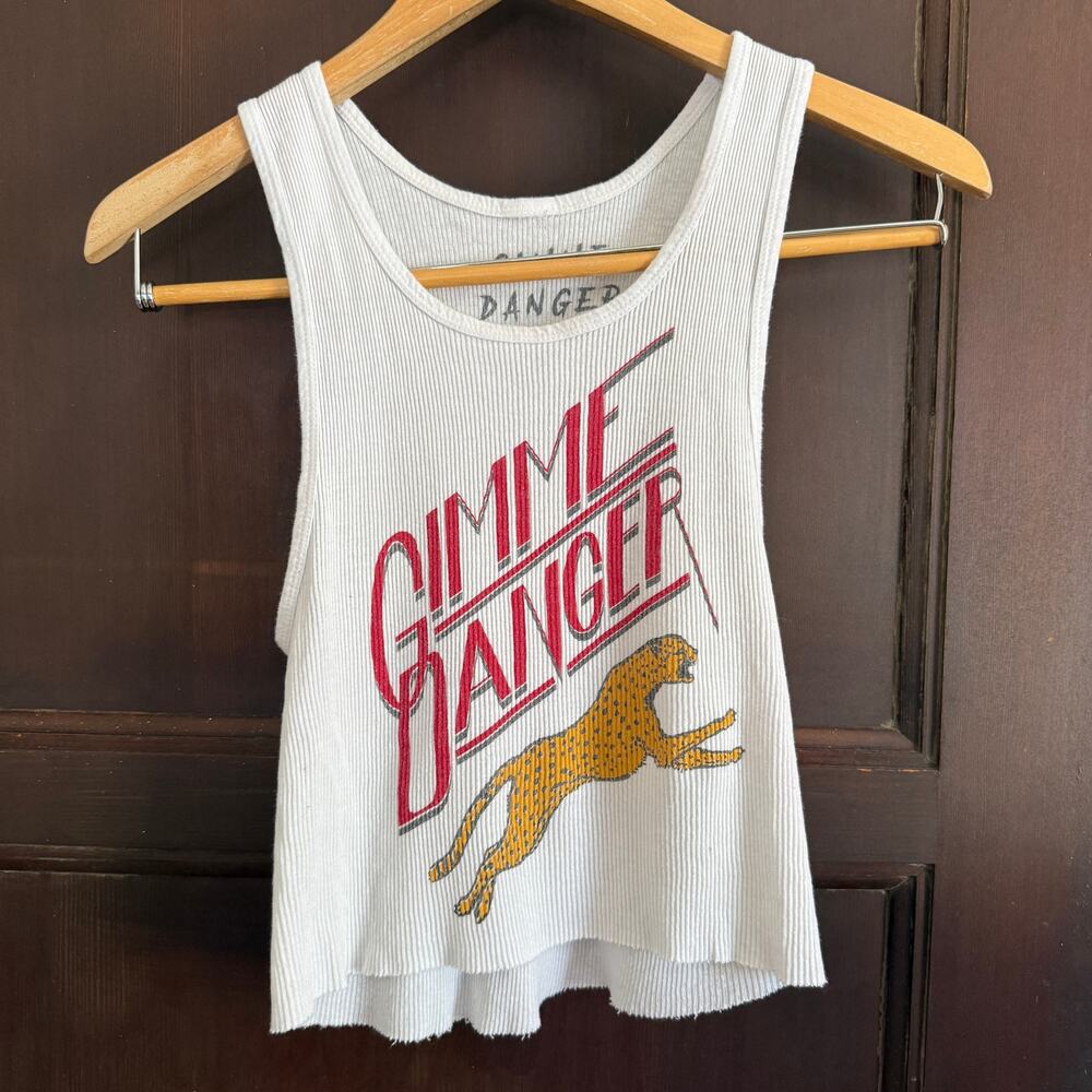 GIMME DANGER Los Angeles | Wildcat Gimme Danger Cropped Tank Top Small